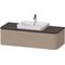 Duravit Konsolenunterschrank HAPPY D.2 P 354x1300x550mm f Aufsatzbecken Happy D.