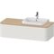 Duravit Konsolenunterschrank HAPPY D.2 P 354x1300x550mm f Aufsatzbecken Happy D.