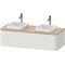 Duravit Konsolenunterschrank HAPPY D.2 P 354x1300x550mm f 2x Aufsatzbecken Happy