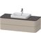 Duravit Konsolenunterschrank HAPPY D.2 P 408x1300x550mm f Möbel-WT Happy D. 2