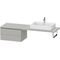 Duravit Konsolenunterschrank L-CUBE 400x720x547mm betongrau matt