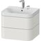 Duravit WTU HAPPY D.2 PLUS 575x490mm m UB 2 HL No weiß seidenmatt