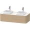 Duravit Konsolenunterschrank HAPPY D.2 P 354x1300x550mm f 2x Aufsatzbecken Happy