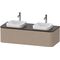 Duravit Konsolenunterschrank HAPPY D.2 P 354x1300x550mm f 2x Aufsatzbecken Happy