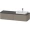 Duravit Konsolenunterschrank HAPPY D.2 P 354x1600x550mm f Aufsatzbecken Happy D.