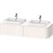 Duravit Konsolenunterschrank HAPPY D.2 P 354x1600x550mm f 2x Aufsatzbecken Happy