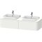 Duravit Konsolenunterschrank HAPPY D.2 P 354x1600x550mm f 2x Aufsatzbecken Happy