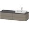 Duravit Konsolenunterschrank HAPPY D.2 P 408x1600x550mm f Aufsatzbecken Happy D.