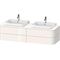 Duravit Konsolenunterschrank HAPPY D.2 P 408x1600x550mm f 2x Aufsatzbecken Happy