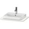 Duravit Konsolenplatte HAPPY D.2 PLUS 16x650x480mm m 1 Auss No weiß seidenmatt