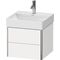 Duravit Waschtischunterbau XSQUARE 397x484x460mm 2 Schubk fla gr seidenmatt