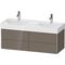 Duravit Waschtischunterbau XSQUARE 397x1184x460mm 4 Schubk fla gr hochglanz