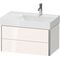Duravit Waschtischunterbau XSQUARE 397x784x460mm, 2 Schubkästen leinen