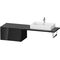 Duravit Konsolenunterschrank L-CUBE 400x720x547mm schwarz hochglanz