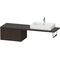Duravit Konsolenunterschrank L-CUBE 400x720x547mm nussbaum gebürstet
