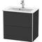 Duravit WTU COMPACT XSQUARE 560x610x388mm graphit supermatt
