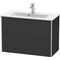 Duravit WTU COMPACT XSQUARE 560x810x388mm graphit supermatt
