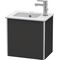 Duravit Waschtischunterbau XSQUARE 400x410x289mm Türansch li gra supermatt