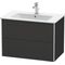Duravit Waschtischunterbau XSQUARE 560x810x478mm graphit supermatt