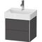 Duravit WTU COMPACT XSQUARE 397x484x390mm graphit matt