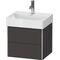 Duravit WTU COMPACT XSQUARE 397x484x390mm graphit supermatt