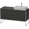 Duravit Waschtischunterbau XSQUARE 778x1400x548mm Be re graphit supermatt