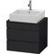 Duravit Konsolenunterschrank DURASTYLE 512x600x478mm eiche schwarz