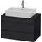 Duravit Konsolenunterschrank DURASTYLE 512x800x478mm eiche schwarz