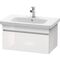 Duravit Waschtischunterbau DURASTYLE 448x730x398mm eiche natur / basalt matt