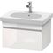 Duravit Waschtischunterbau DURASTYLE 453x600x398mm eiche natur / basalt matt