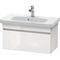 Duravit Waschtischunterbau DURASTYLE 730x350mm eiche natur / basalt matt