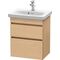 Duravit WT-Unterbau DURASTYLE COMPACT 610x500x368mm eiche natur