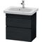 Duravit Waschtischunterbau DURASTYLE 368x580x610mm eiche schwarz