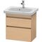 Duravit Waschtischunterbau DURASTYLE 368x580x610mm eiche natur