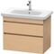 Duravit Waschtischunterbau DURASTYLE 448x730x610mm eiche natur