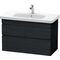 Duravit Waschtischunterbau DURASTYLE 448x930x610mm eiche schwarz