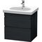 Duravit Waschtischunterbau DURASTYLE 453x600x610mm eiche schwarz