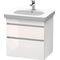 Duravit Waschtischunterbau DURASTYLE 453x600x610mm eiche natur / basalt matt