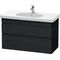 Duravit Waschtischunterbau DURASTYLE 453x1000x610mm eiche schwarz