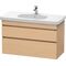 Duravit Waschtischunterbau DURASTYLE 453x1000x610mm eiche natur