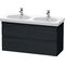 Duravit Waschtischunterbau DURASTYLE 453x1150x610mm eiche schwarz