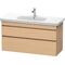 Duravit Waschtischunterbau DURASTYLE 448x1130x610mm eiche natur
