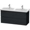 Duravit Waschtischunterbau DURASTYLE 448x1230x610mm eiche schwarz