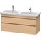 Duravit Waschtischunterbau DURASTYLE 448x1230x610mm eiche natur