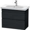 Duravit Waschtischunterbau DURASTYLE 730x350mm eiche schwarz