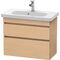 Duravit Waschtischunterbau DURASTYLE 730x350mm eiche natur