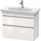 Duravit Waschtischunterbau DURASTYLE 730x350mm eiche natur / basalt matt