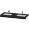 Duravit Konsole DURASTYLE 550x800x100mm eiche schwarz
