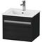 Duravit Waschtischunterbau Ketho Compact 410x500x412mm, 1 Auszug eiche schwarz