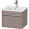 Duravit Waschtischunterbau Ketho Compact 410x500x412mm, 1 Auszug basalt matt